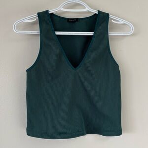 Dynamite Green Ribbed Top